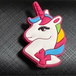 Colorful Unicorn Charm With twisted hair for Crocs New (2 for $5)